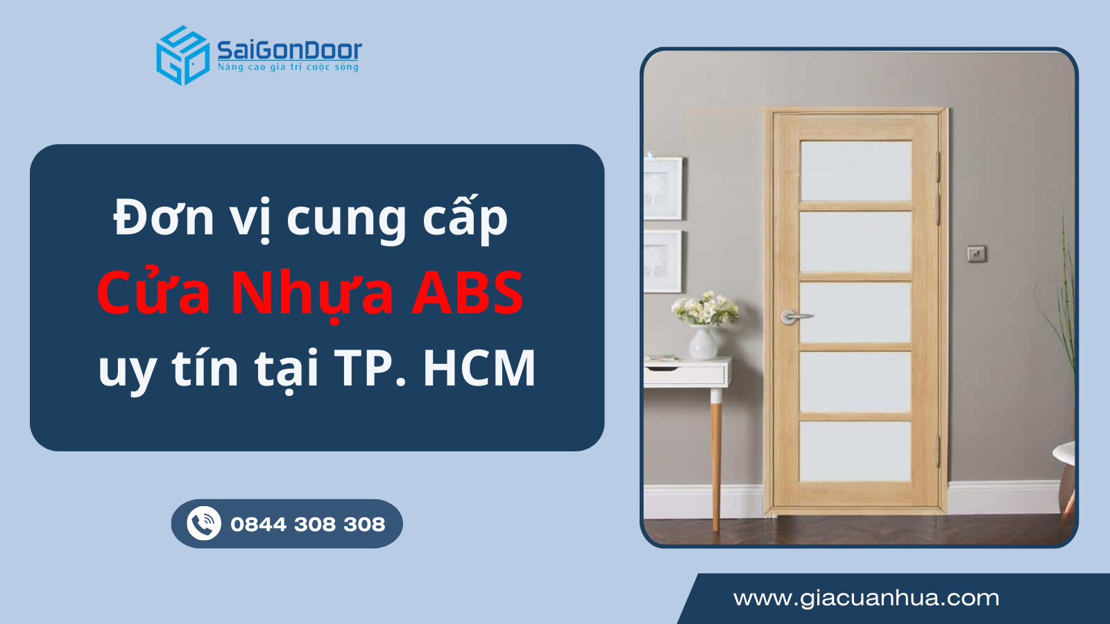 Đơn vị cung cấp cửa nhựa ABS Hàn Quốc uy tín tại TP. HCM